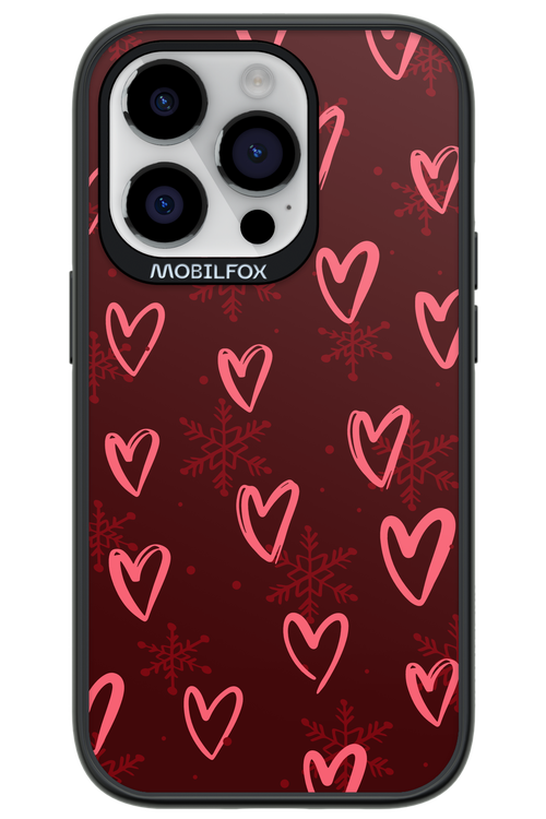 Christmas Hearts - Apple iPhone 14 Pro