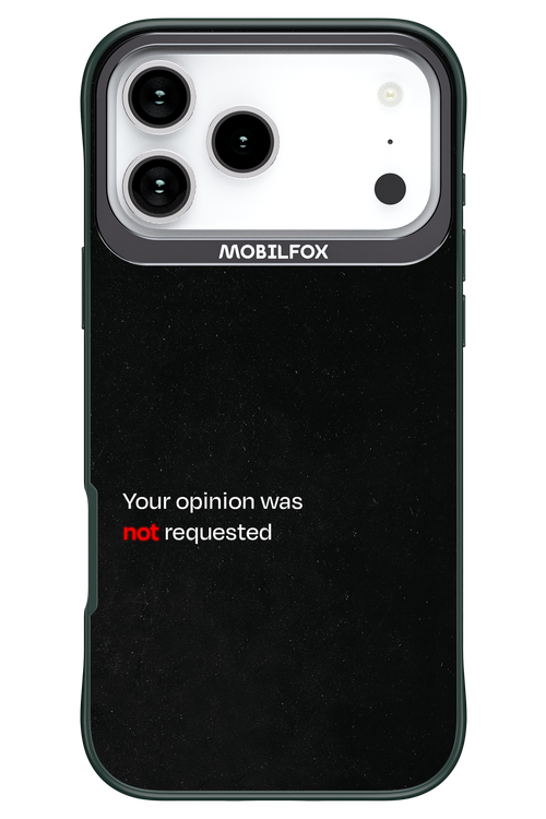 Not Requested 2.0 - Apple iPhone 17 Pro Max