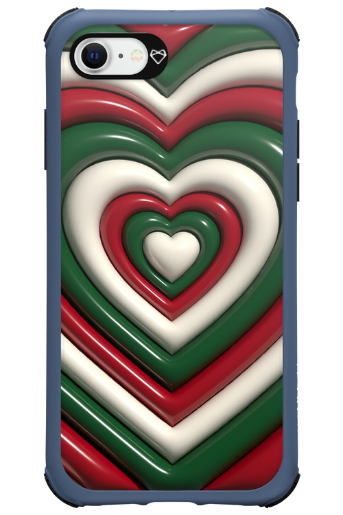 XMAS Hearts - Apple iPhone SE 2022