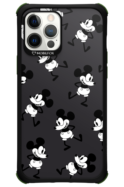Iconic Mouse (antracite pattern) - Apple iPhone 12 Pro Max