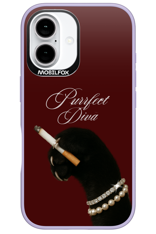 Purrfect Diva - Apple iPhone 16