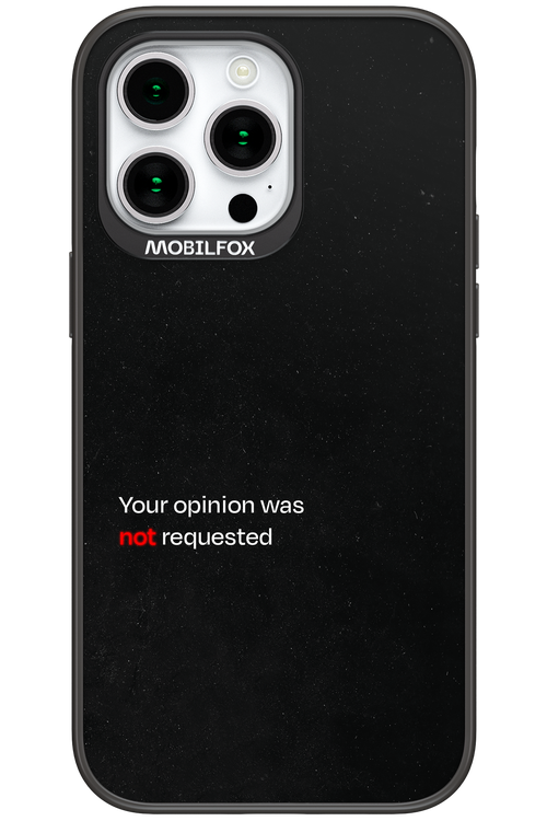 Not Requested 2.0 - Apple iPhone 15 Pro Max