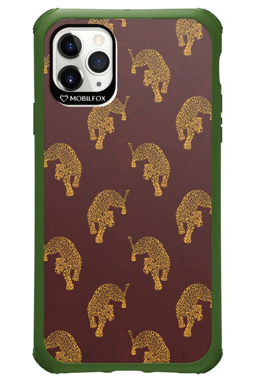 Burgundy Leopard Pattern - Apple iPhone 11 Pro Max