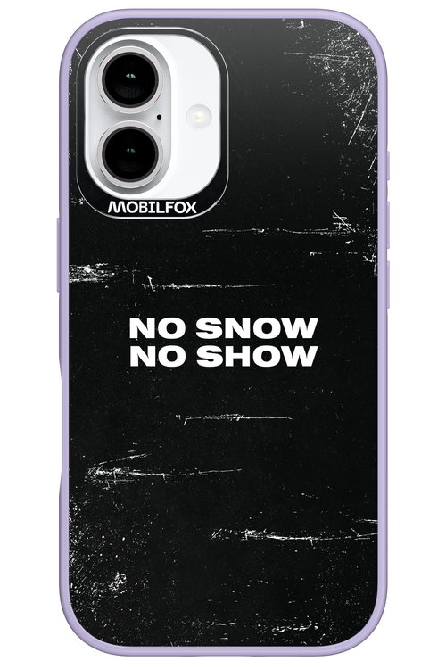 No snow, no show - Apple iPhone 16