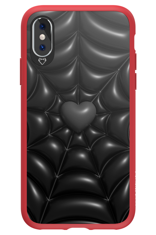 Black Spider Heart - Apple iPhone XS