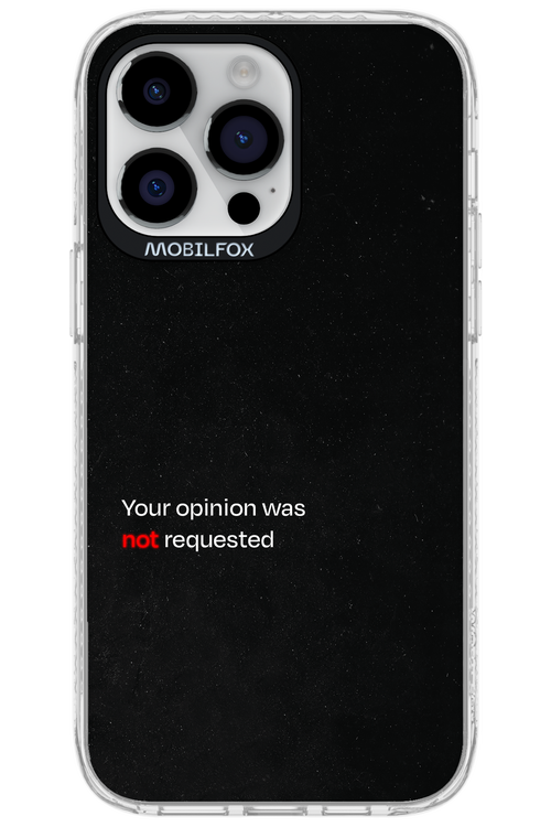 Not Requested 2.0 - Apple iPhone 14 Pro Max
