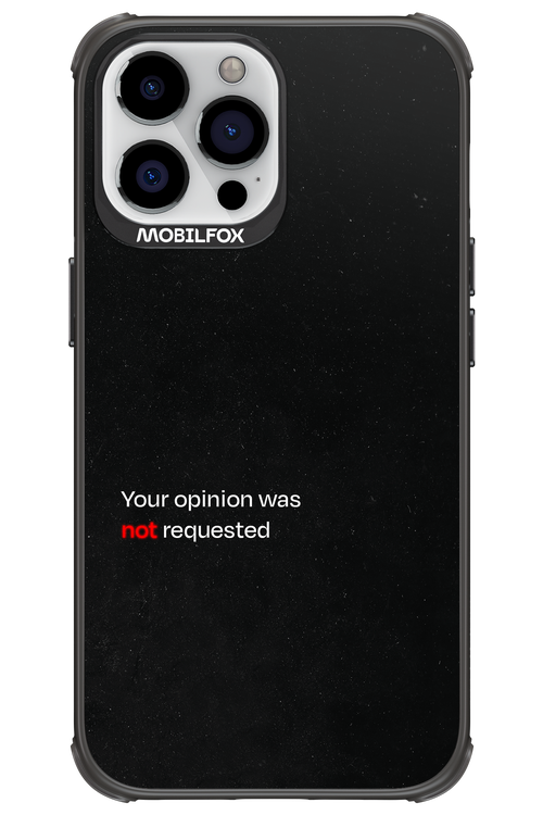 Not Requested 2.0 - Apple iPhone 13 Pro Max