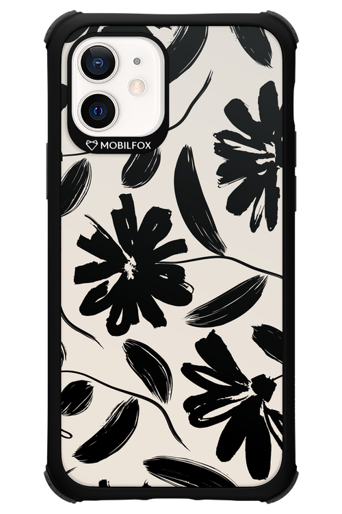 Monochrome Flowerss 2.0 - Apple iPhone 12