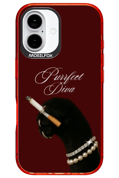 Purrfect Diva - Apple iPhone 16