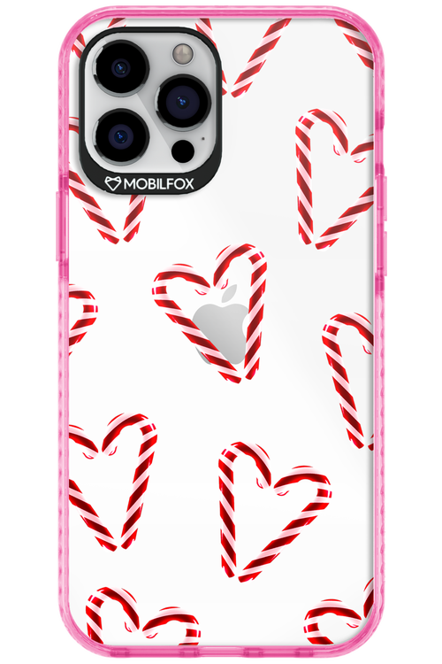Candy Cane Hearts - Apple iPhone 12 Pro Max
