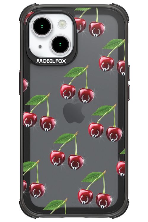 Spicy Cherries Transparent - Apple iPhone 15