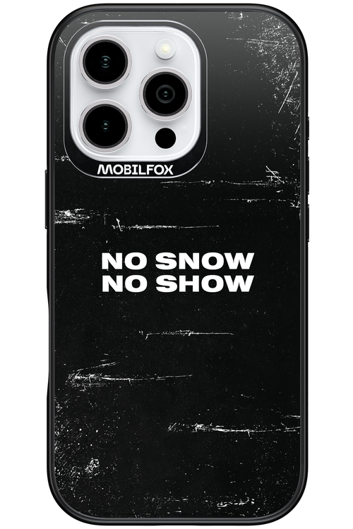 No snow, no show - Apple iPhone 16 Pro