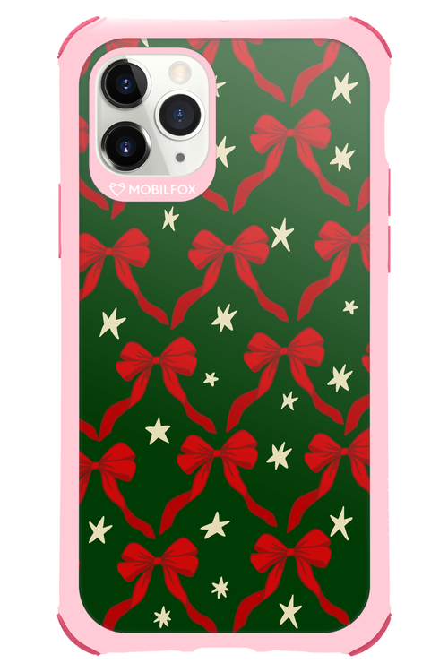 Bow & Stars (Green) - Apple iPhone 11 Pro