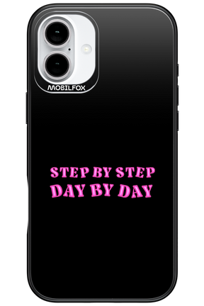 Step by Step Black - Apple iPhone 16 Plus
