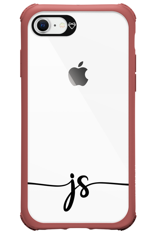 JS Monogram - Apple iPhone 8