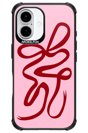 Burgundy Bow - Apple iPhone 16