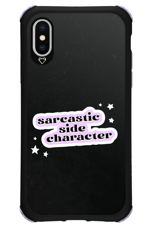 Sarcastic Black - Apple iPhone X