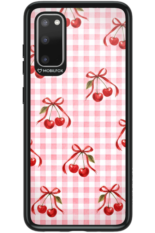 Pink Cherry Checked 2.0 - Samsung Galaxy S20