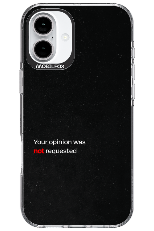 Not Requested 2.0 - Apple iPhone 16 Plus