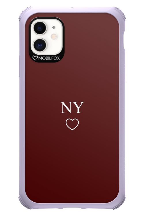 NY Burgundia 2.0 - Apple iPhone 11