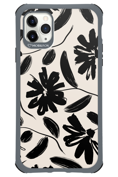 Monochrome Flowerss 2.0 - Apple iPhone 11 Pro Max