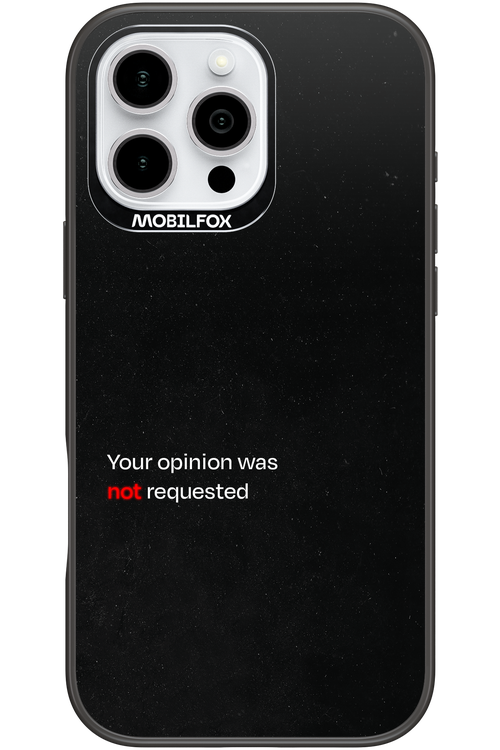 Not Requested 2.0 - Apple iPhone 16 Pro Max