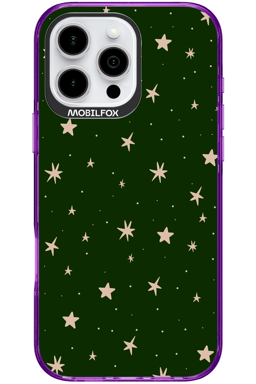 Forest Green Stars - Apple iPhone 16 Pro Max