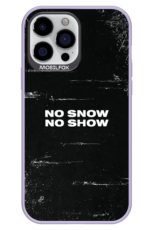 No snow, no show - Apple iPhone 13 Pro Max