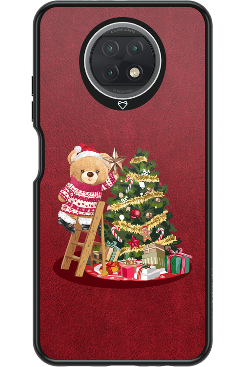 Christmas Bear (Burgundy) - Xiaomi Redmi Note 9T 5G