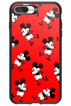 Iconic Mouse (red pattern) - Apple iPhone 7 Plus