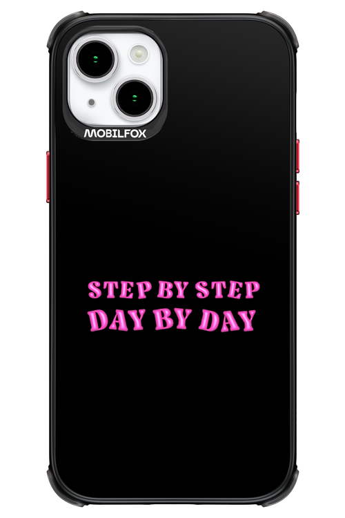 Step by Step Black - Apple iPhone 15 Plus