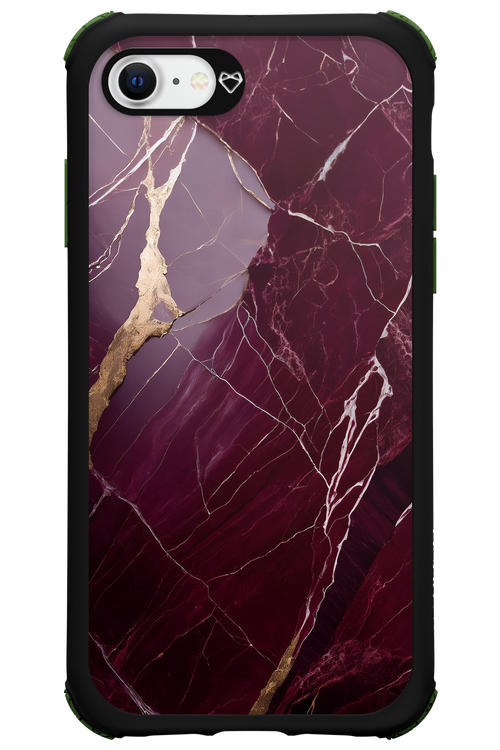 Burgundy Marble 2.0 - Apple iPhone 8