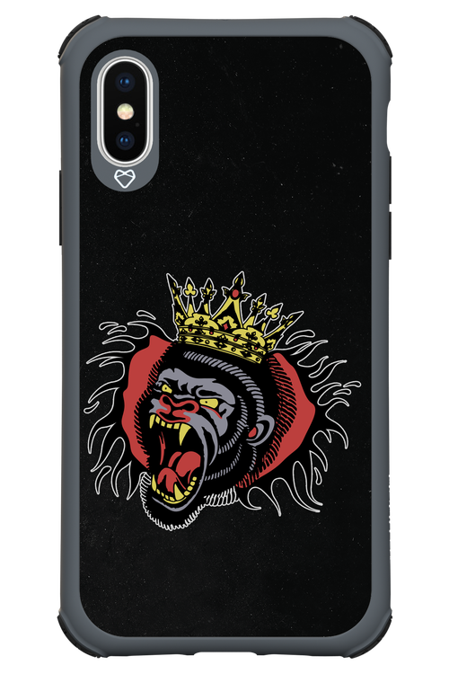 Monkey Rage Black - Apple iPhone X