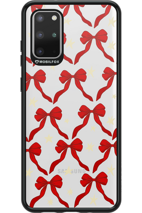 Bow & Stars (Transparent) - Samsung Galaxy S20+