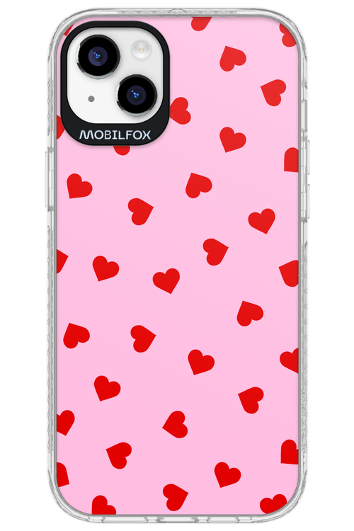 Sprinkle Heart Pink - Apple iPhone 14 Plus