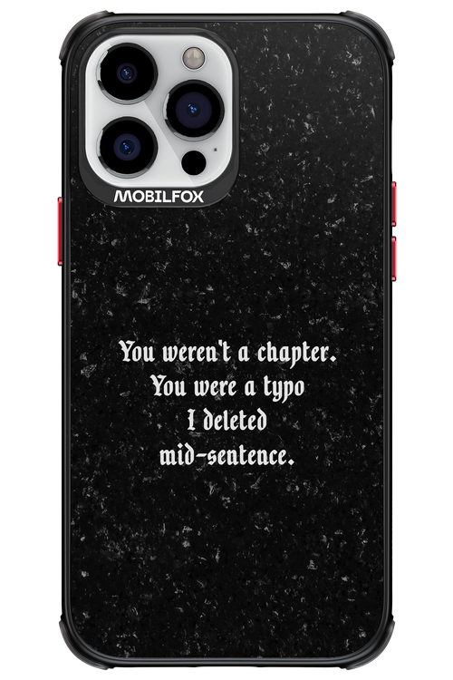 A Typo - Apple iPhone 13 Pro Max