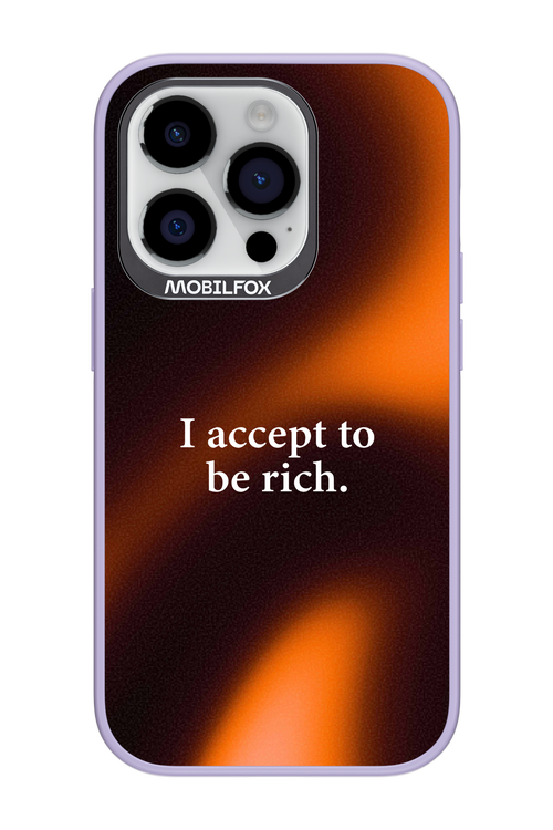 I accept to be rich - Apple iPhone 14 Pro