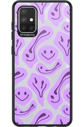 Fluid Smiley Purple - Samsung Galaxy A71