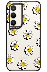 Smiley Flowers Transparent - Samsung Galaxy S23