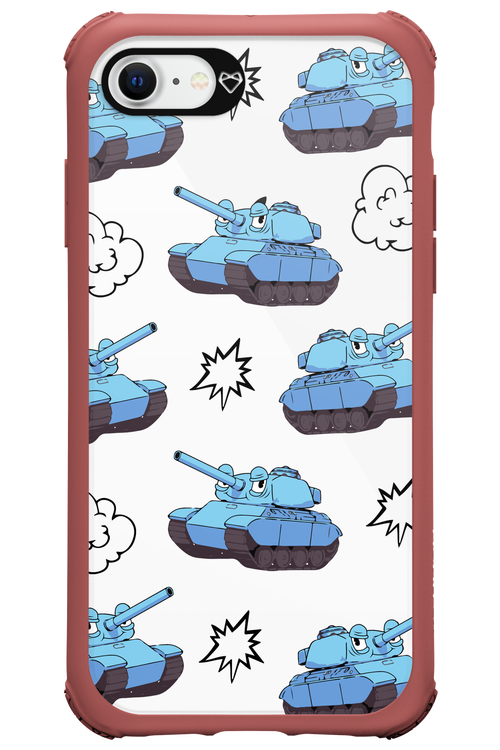 Tank Guy Transparent 2.0 - Apple iPhone 8