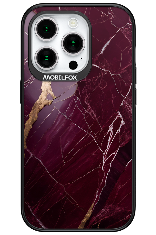 Burgundy Marble - Apple iPhone 15 Pro