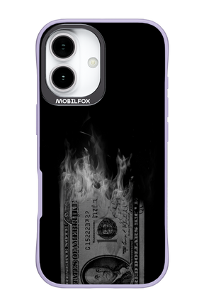 Money Burn B&W - Apple iPhone 17