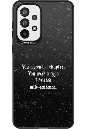 A Typo - Samsung Galaxy A73