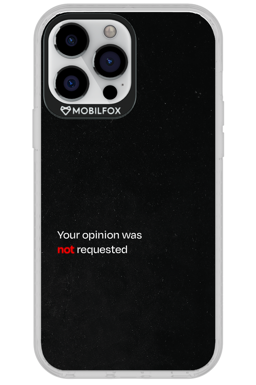 Not Requested 2.0 - Apple iPhone 13 Pro Max