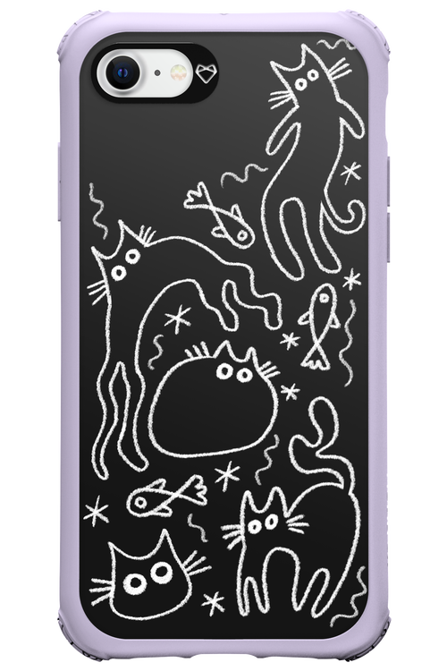 CHALK_CATS 2.0 - Apple iPhone 8