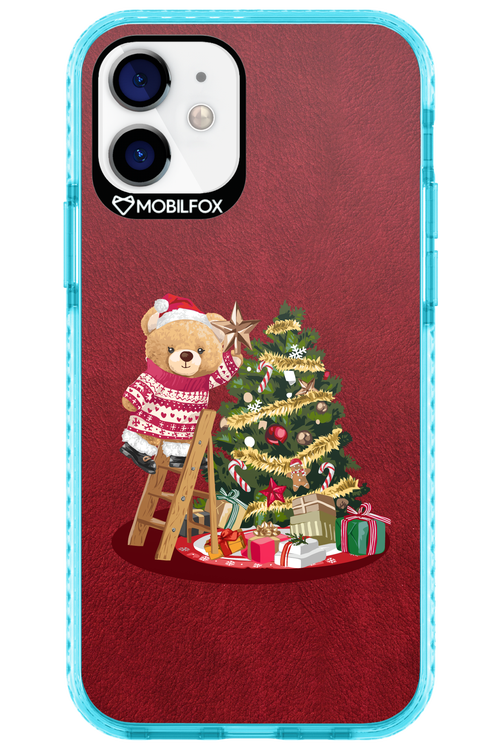 Christmas Bear (Burgundy) - Apple iPhone 12