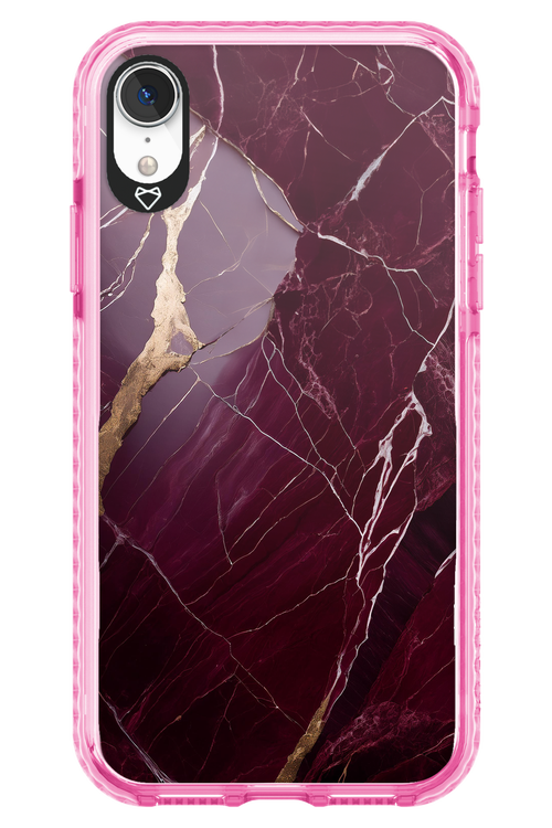 Burgundy Marble - Apple iPhone XR