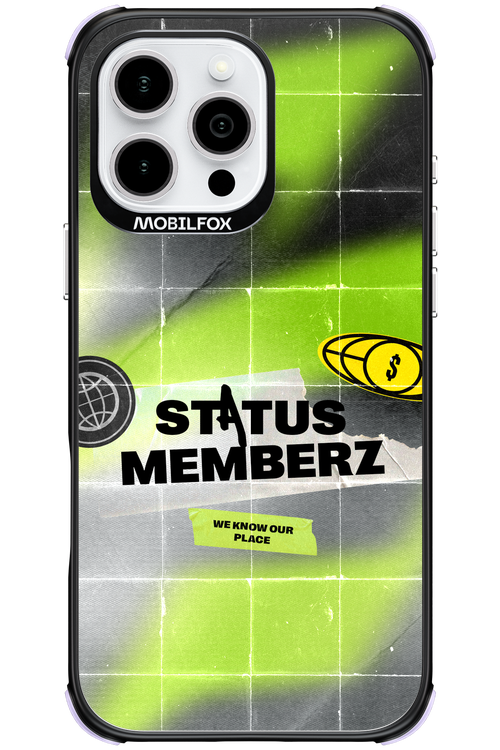 Status Memberz - Apple iPhone 16 Pro Max