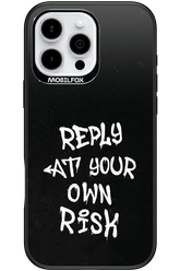 Risk Black 2.0 - Apple iPhone 16 Pro Max