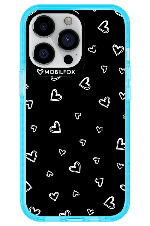 Monochrome Hearts 2.0 - Apple iPhone 13 Pro